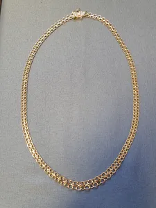 X-länk halsband doserat 44,5cm 16,9gr 18K