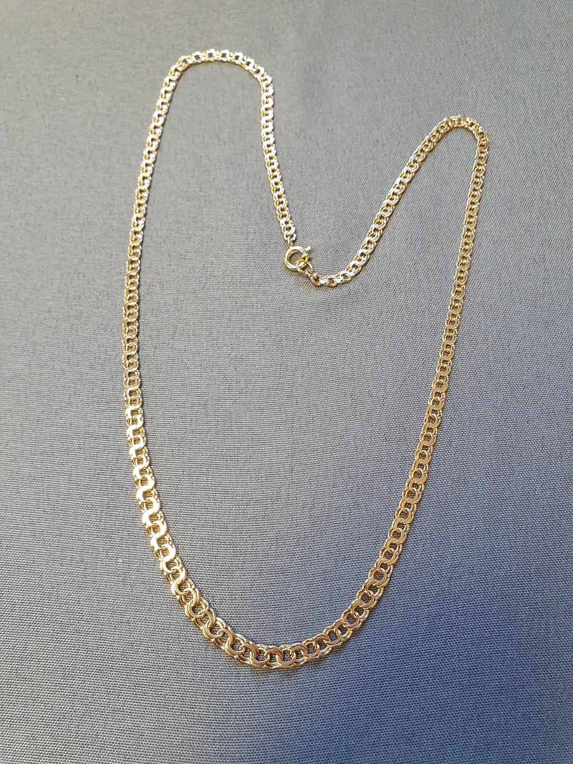 Bismarck halsband, doserat 46cm 9,4gr 18K