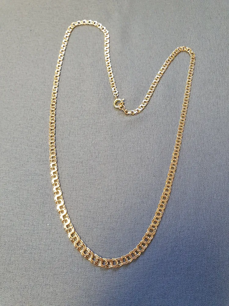 Bismarck halsband, doserat 46cm 9,4gr 18K