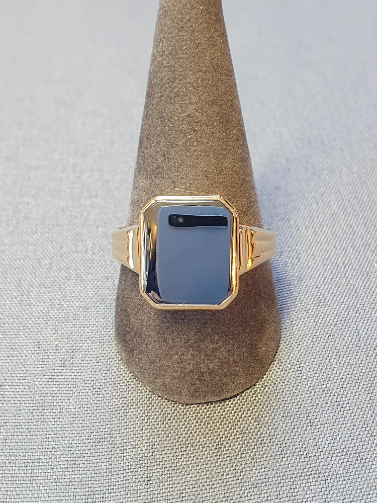 Klackring m onyx 67,0 6,1gr 18K