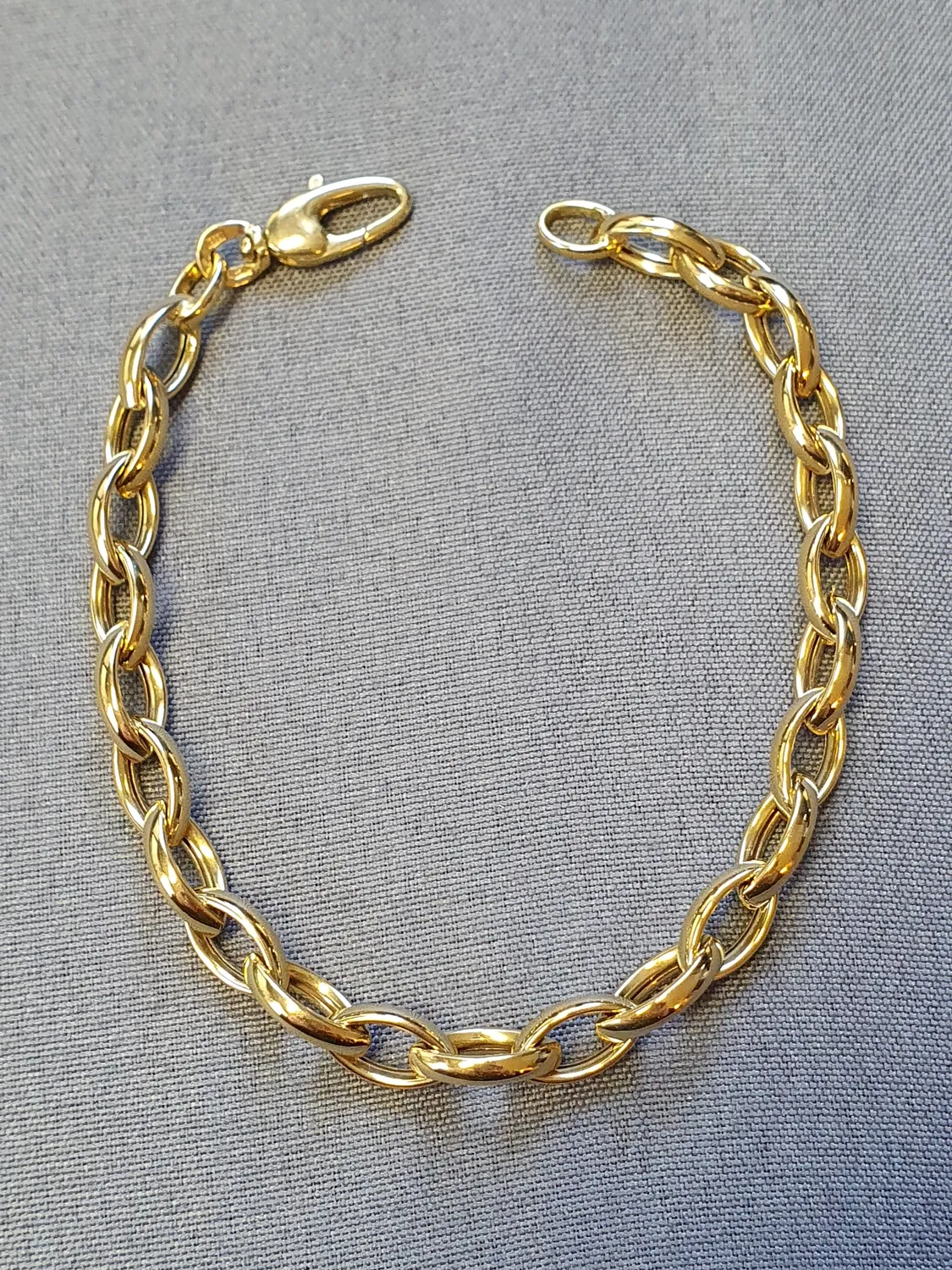 Fantasi armband ihåligt 6,9gr 19cm 18K