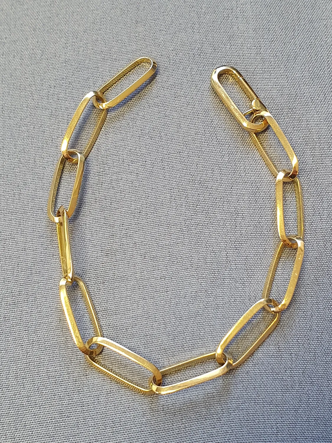 Fantasi armband ihåligt 8,7gr 20cm 18K