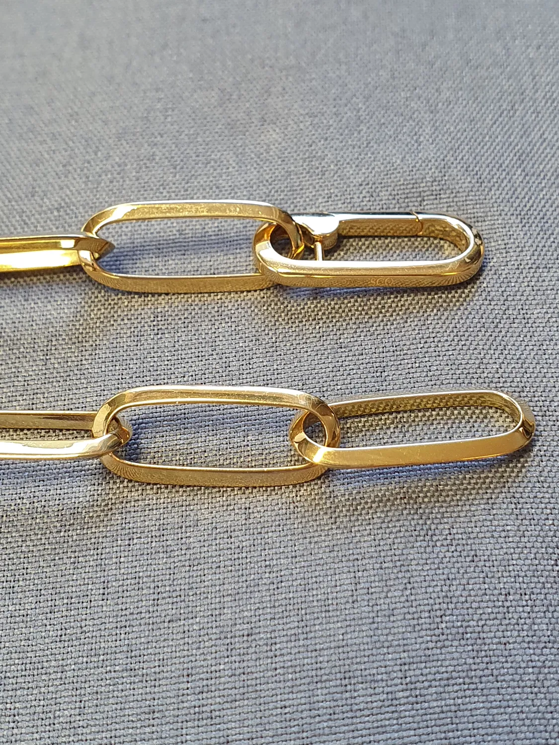 Fantasi armband ihåligt 8,7gr 20cm 18K