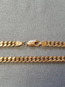 Pansar armband ihåligt 20,5cm 5,2gr 18K