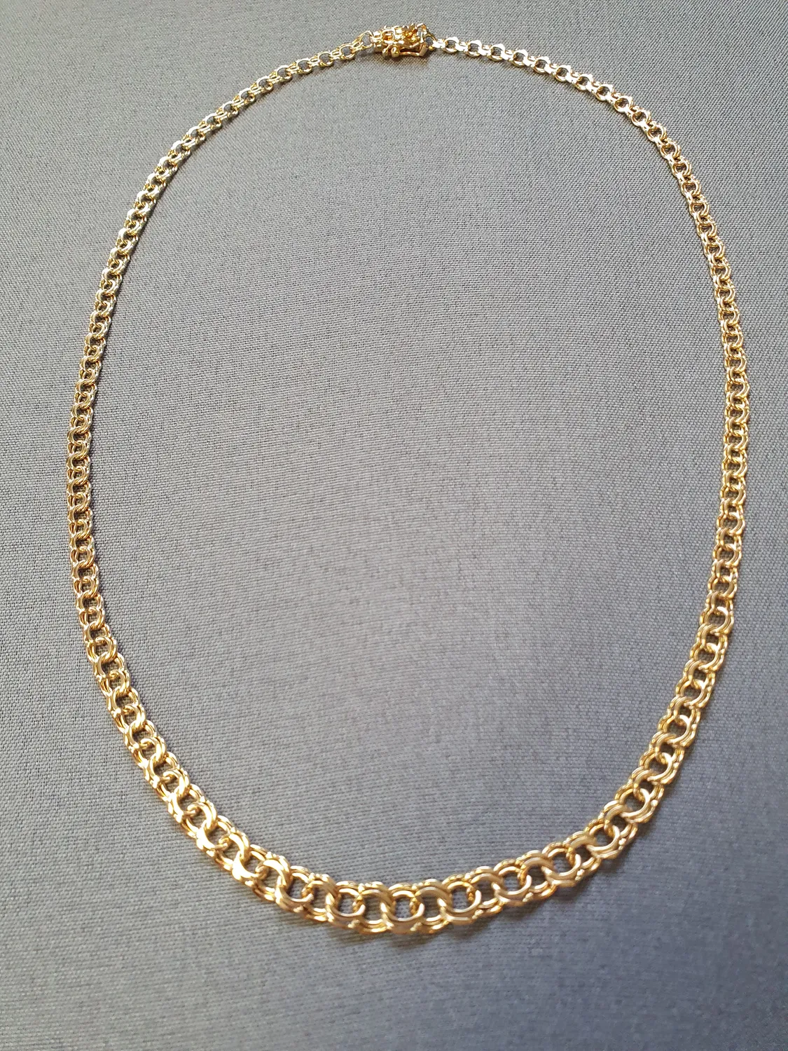 Bismarck halsband doserat 42,5cm 13,4gr 18K