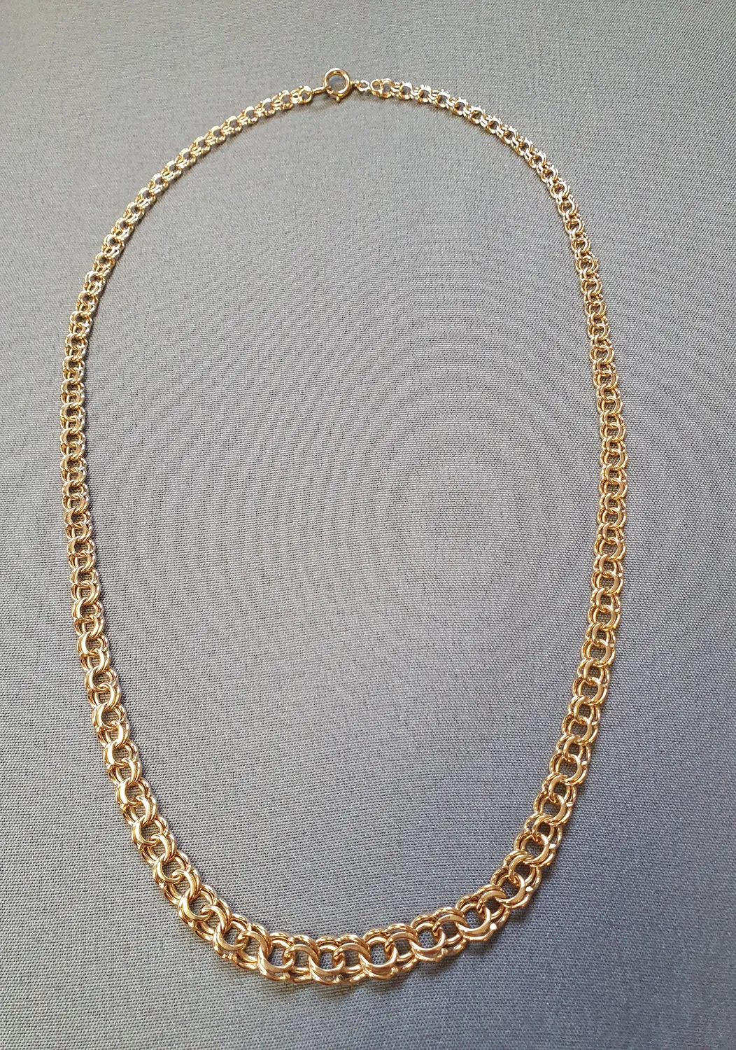 Bismarck halsband doserat 46,5cm 24,2gr 18K