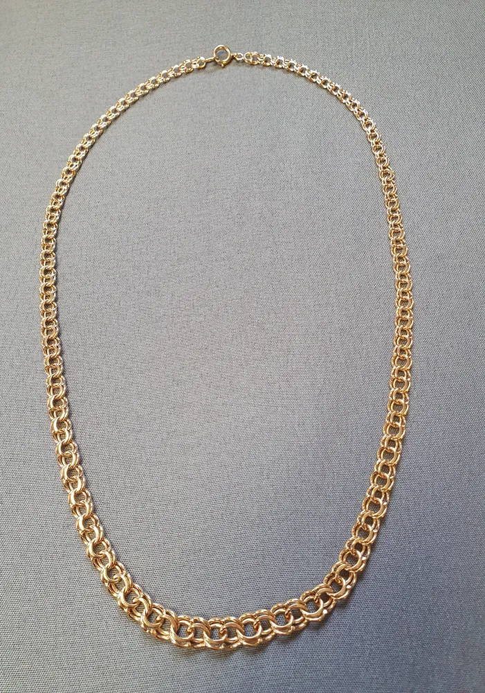 Bismarck halsband doserat 46,5cm 24,2gr 18K