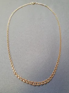 Bismarck halsband doserat 44cm 6,7gr 18K