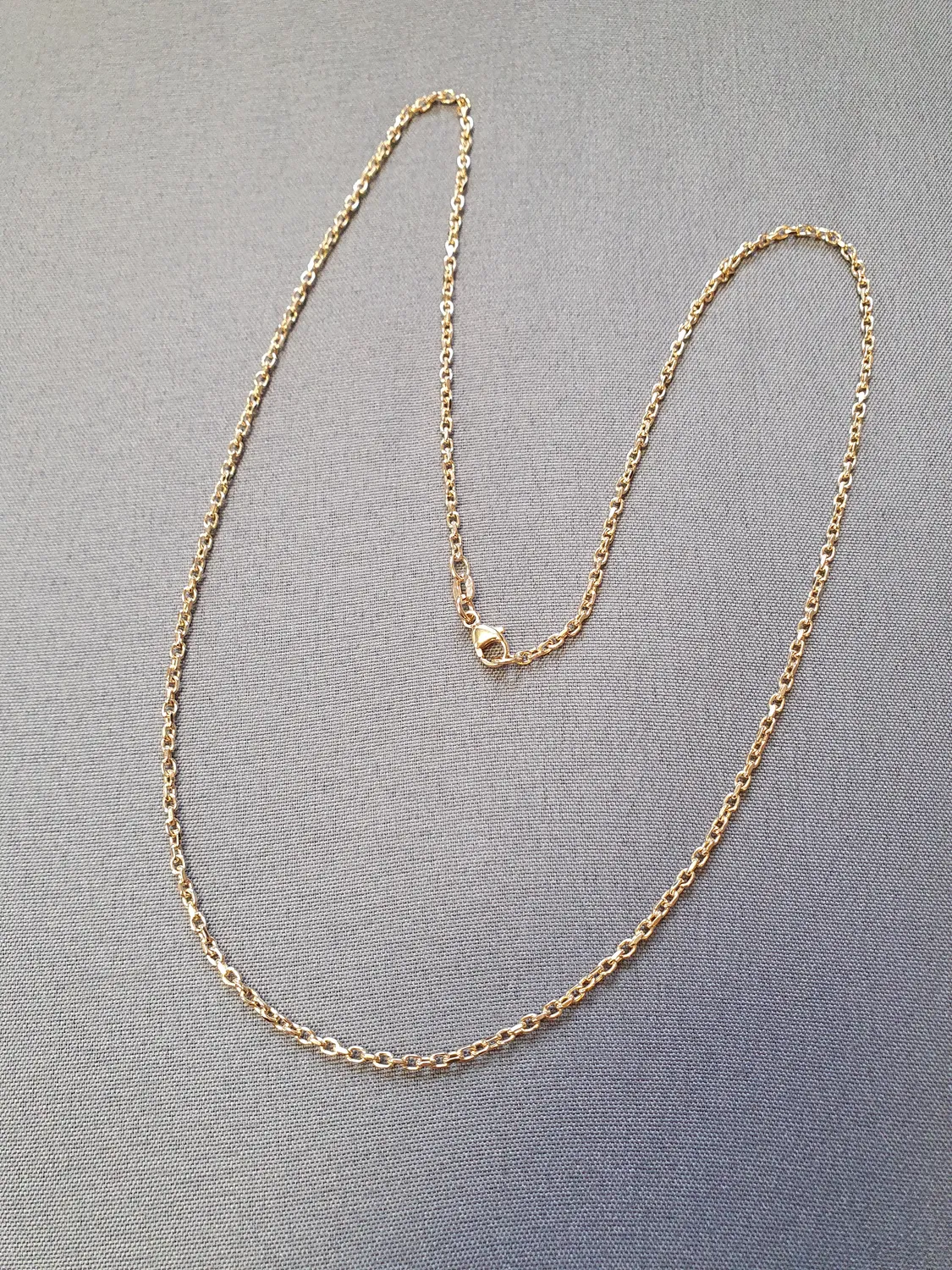 Ankar kedja flacklipad 53,5cm 8,2gr 18K