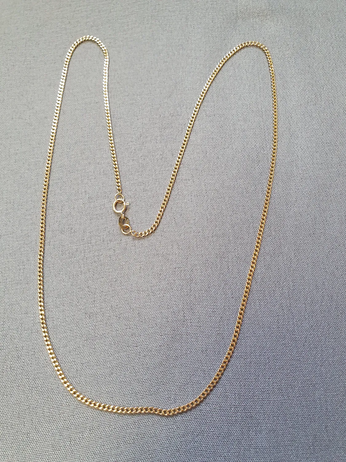 Pansar halsband 49cm 4,9gr 18K