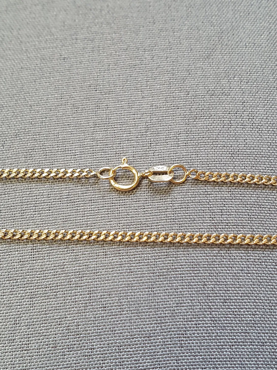 Pansar halsband 49cm 4,9gr 18K