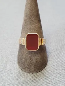 Klackring m karneol 65,0 3,1gr 18K