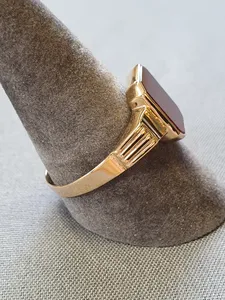 Klackring m karneol 65,0 3,1gr 18K