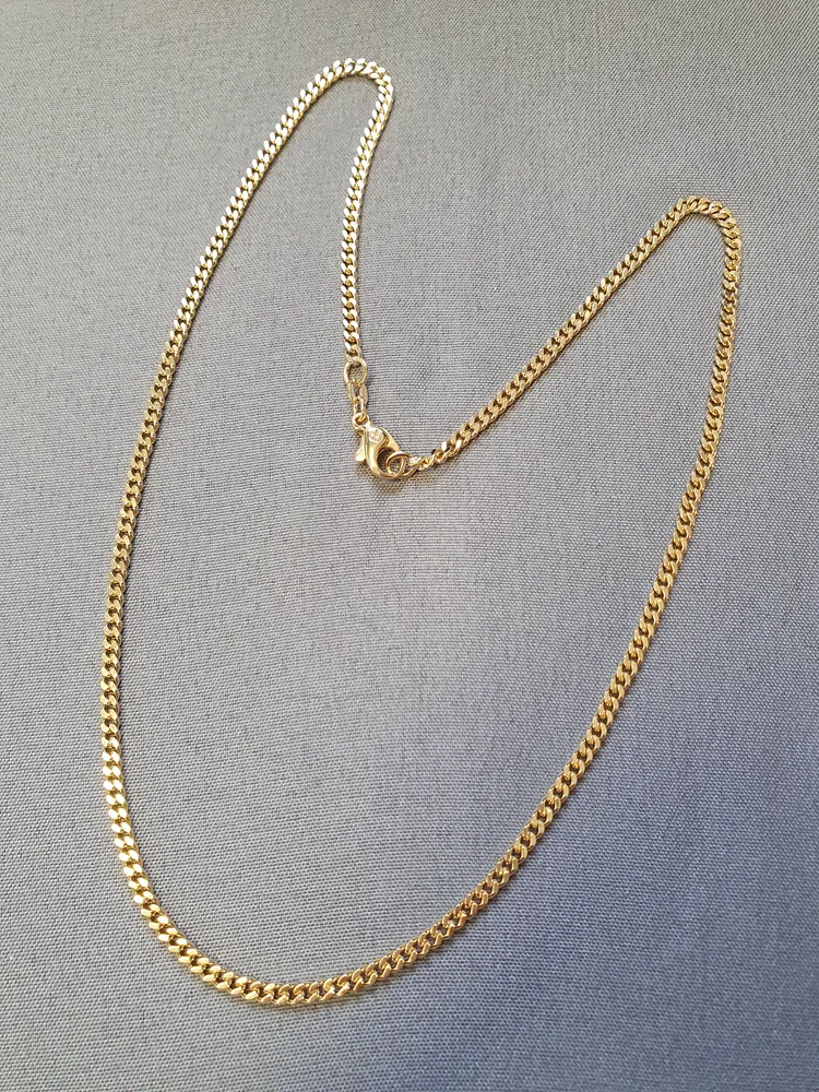 Pansar halsband 47cm 14,0gr 18K 