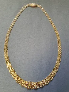 X-länk halsband doserat 41cm 23,0gr 18K