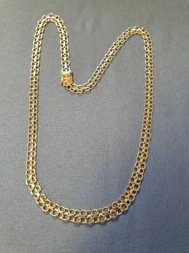 X-länk halsband doserat 48,5cm 20,8gr 18K
