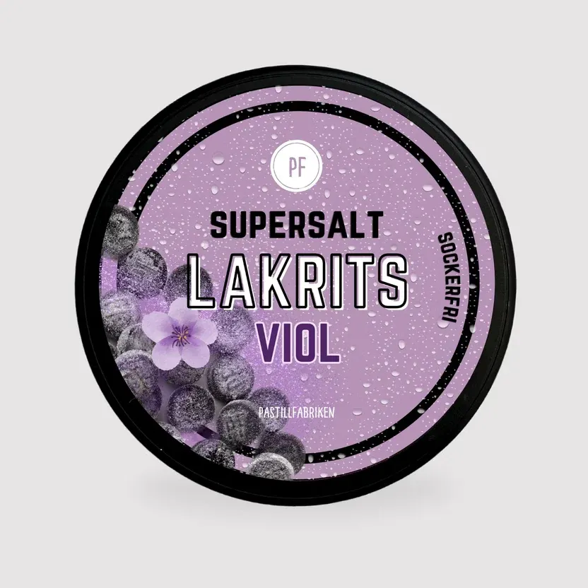 Supersalt Lakritsdosa VIOL (10-pack)