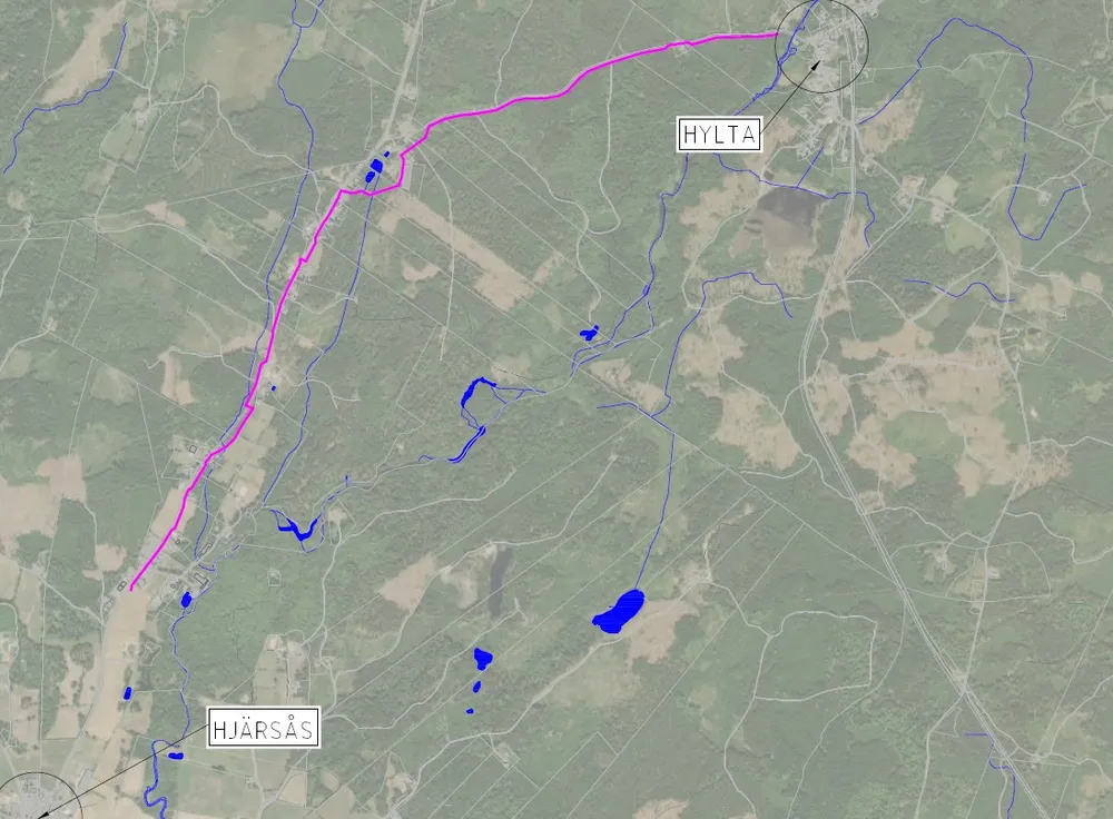 Förberedande VA-arbete Hylta – Södra Skättinge