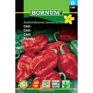 Chilipeppar, Scotch Bonnet Jamaican Red