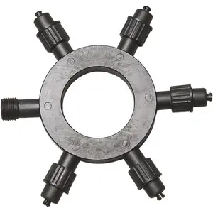 Förgrening ringkoppling 5 anslutningar Connecta / System LED, svart