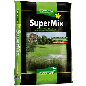Gräsmattegödsel 15 kg, SuperMix organisk