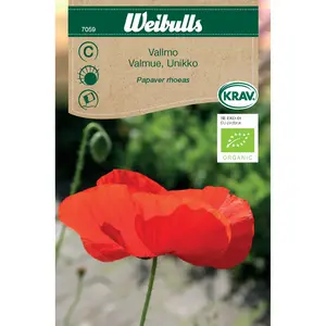 Vallmo röd KRAV