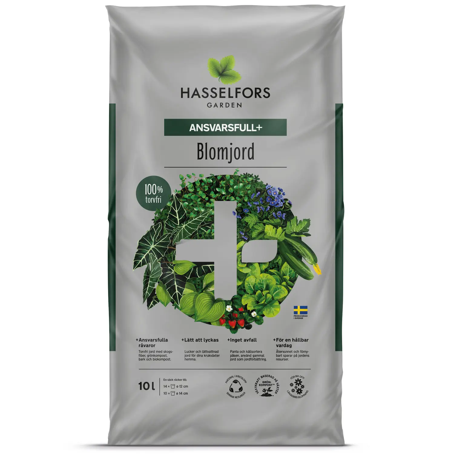 Blomjord, torvfri 10 liter