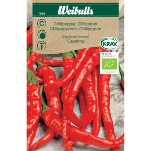Chilipeppar, Cayenne KRAV