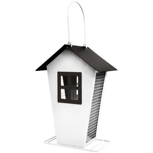 Fågelmatare, Jordnötsautomat Hus vit