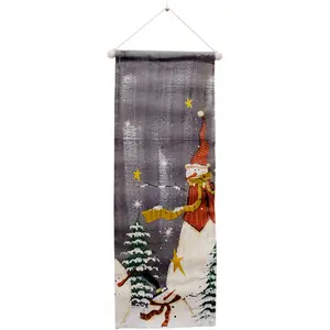 Väggbonad jul, blå