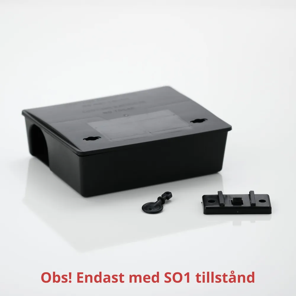 Betesstation råttor, låsbar