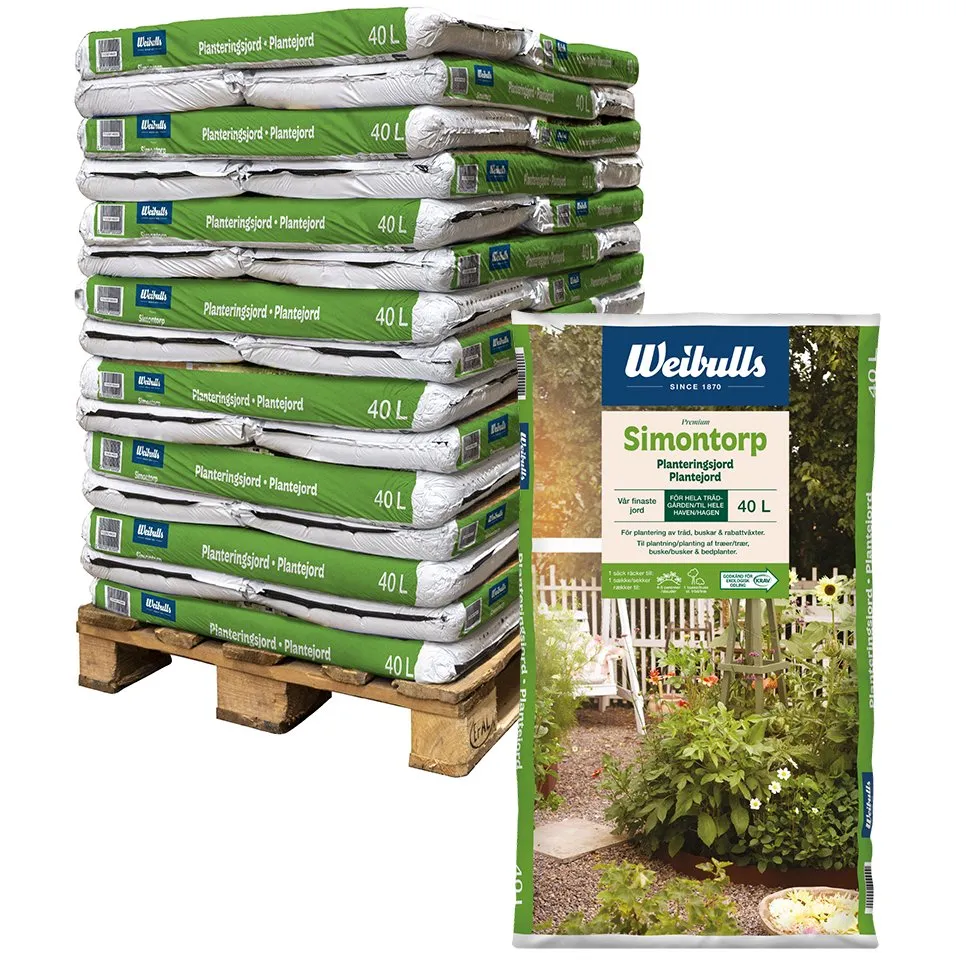 Planteringsjord Simontorp KRAV, pall 1560 liter