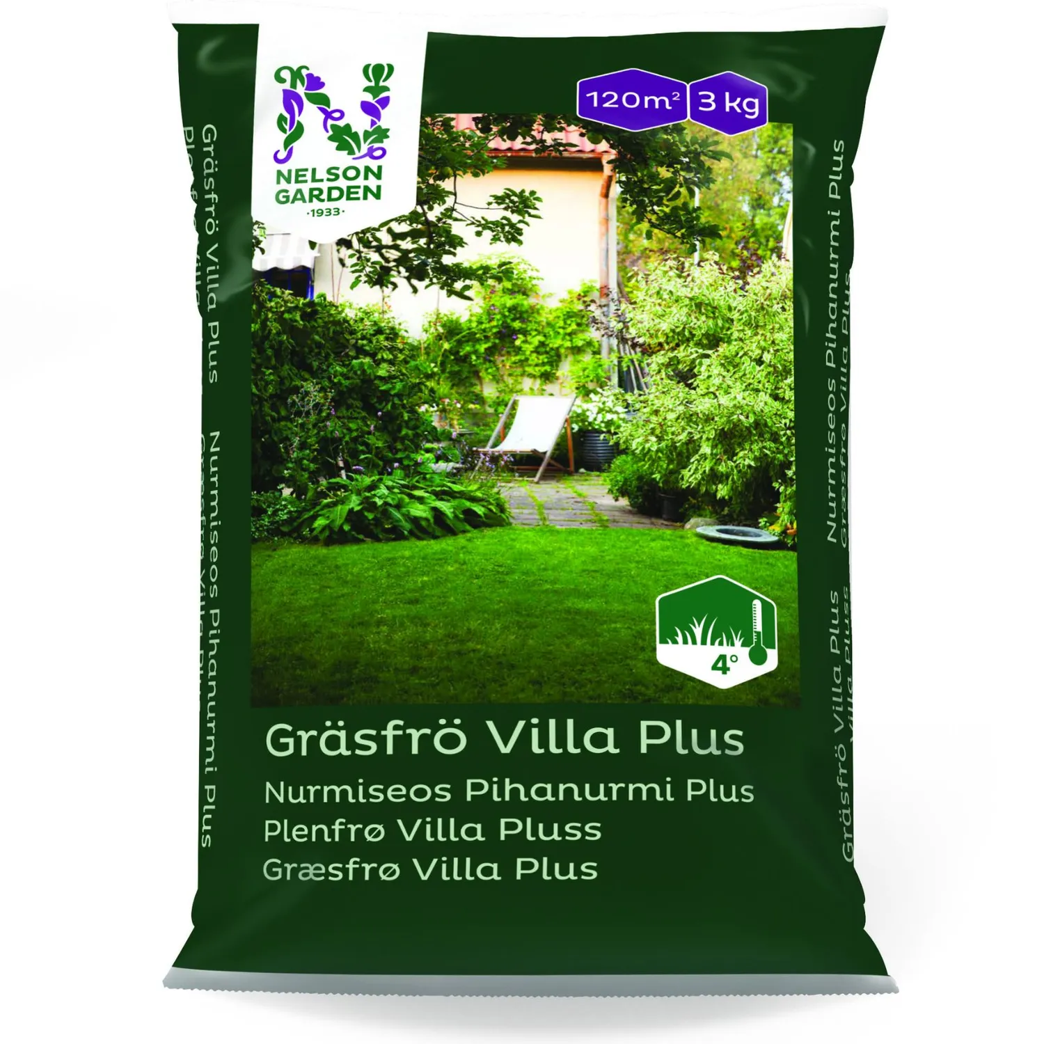 Gräsfrö, Villa Plus 3 kg