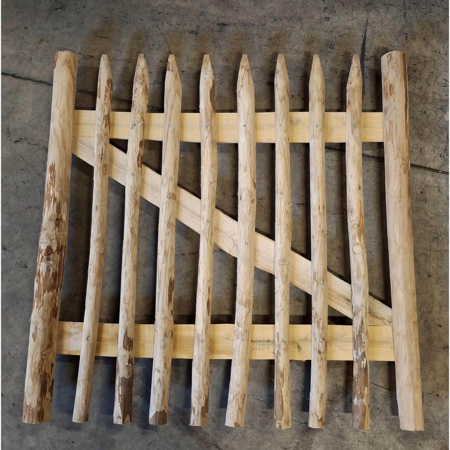 Kastanjegrind 1 x 1 meter