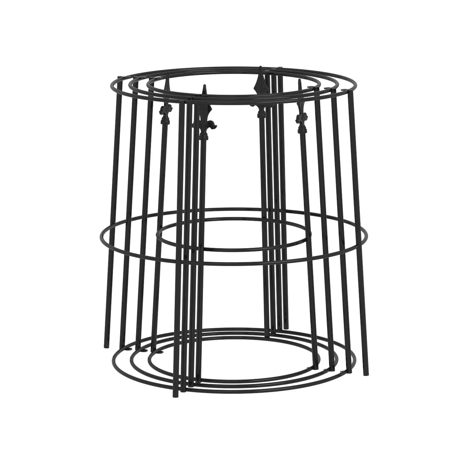 Växtstöd Obelisk 2,4 meter, rost