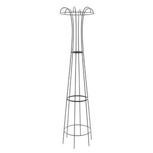 Växtstöd Obelisk trädformad 2 meter, rost