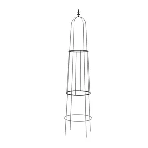 Växtstöd Obelisk 1,95 meter, rost