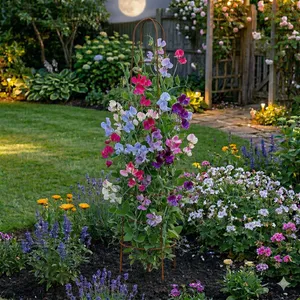 Växtstöd Obelisk 1,95 meter, rost
