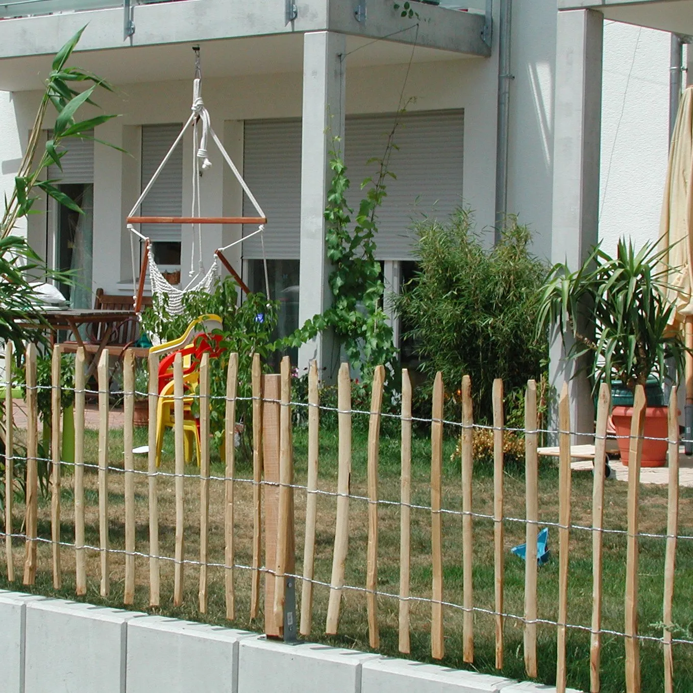 Kastanjestaket gles 1,2 x 10 meter