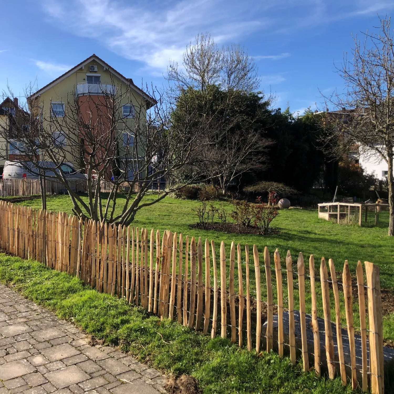 Kastanjestaket tät 0,8 x 10 meter