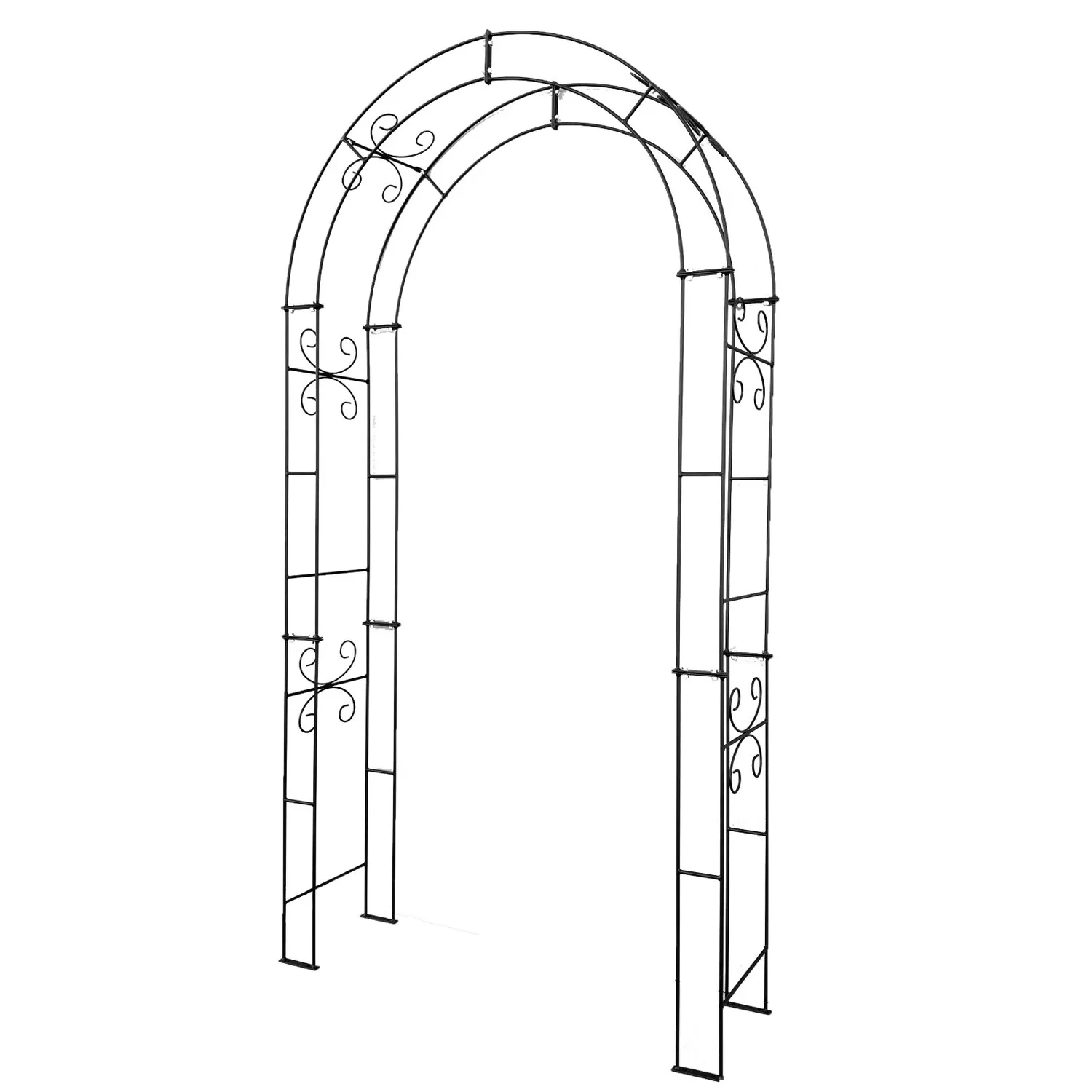 Växtstöd Rosenbåge 2,3 meter, rost
