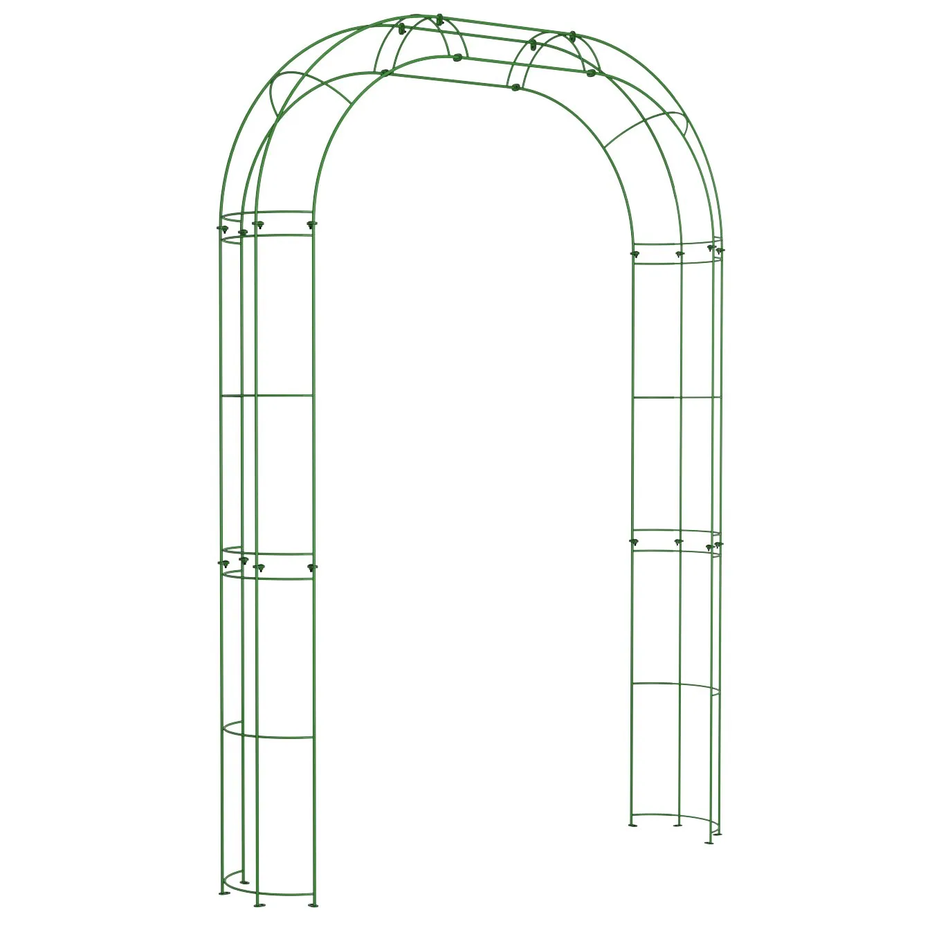 Växtstöd Rosenbåge 2,4 meter, rost