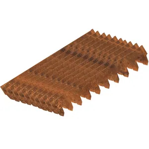 Rabattkant 100x17,5cm rost 10-pack