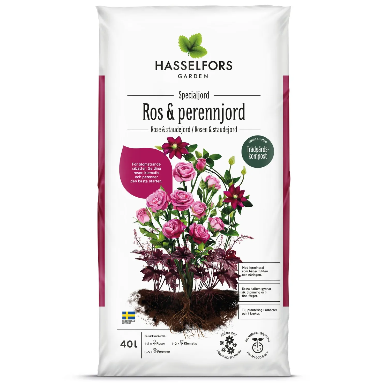 Rosjord / Perennjord, pall 1920 liter