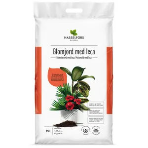 Blomjord med leca 15 liter