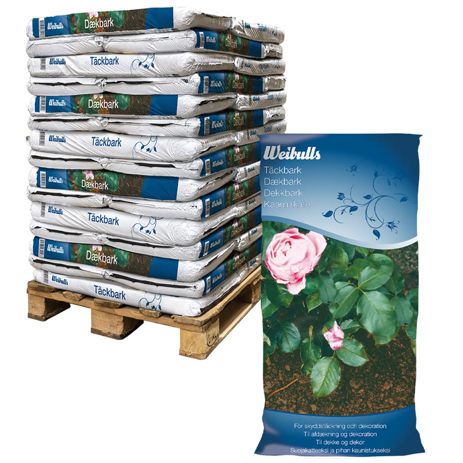 Täckbark, pall 2040 liter