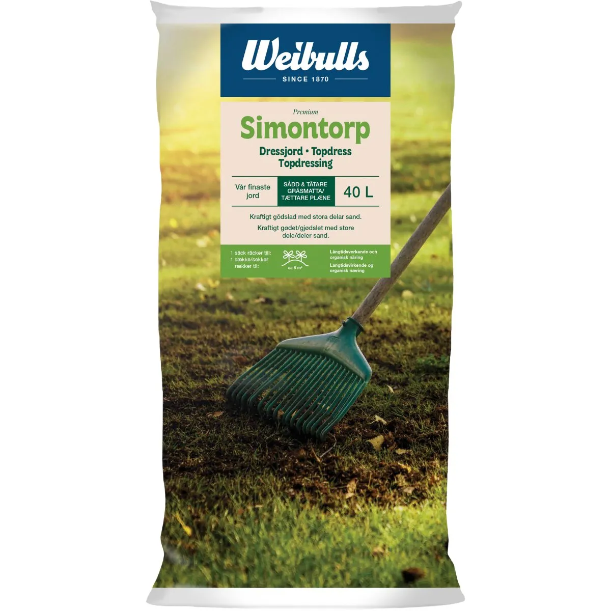 Gräsmattedress Simontorp, pall 1560 liter
