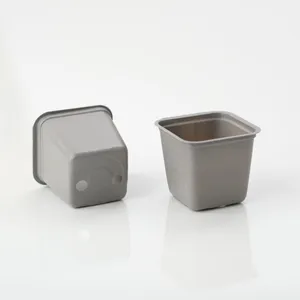 Plastkruka 6 cm fyrkantig, 50-pack