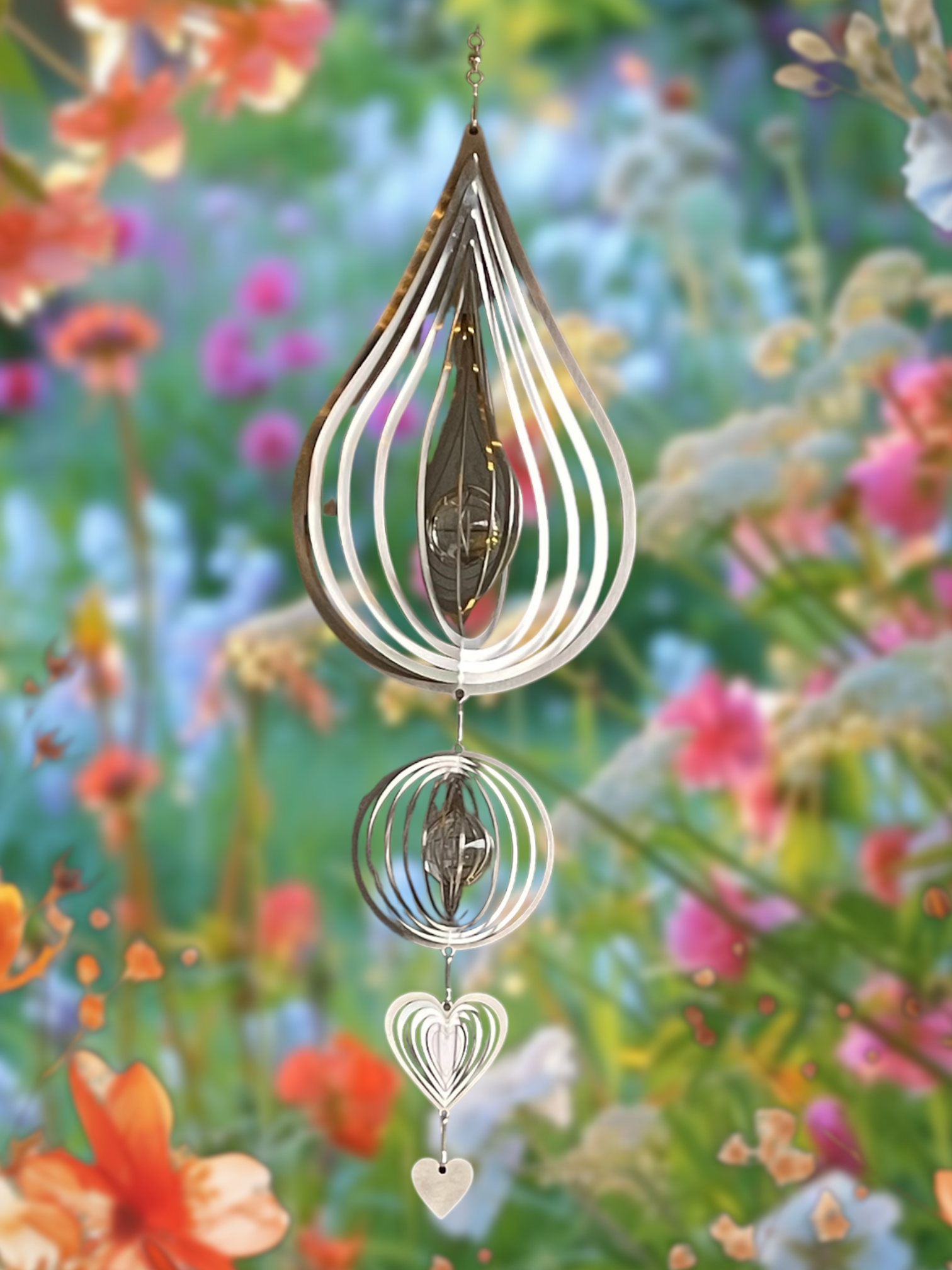 Superkampanj! Droppe plus klot 10cm plus hjärta 6 cm plus litet hjärta..spara nästan 50kr