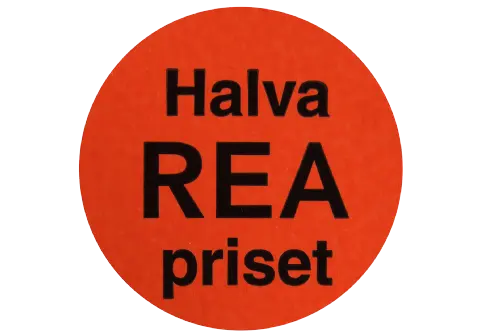 Etikett självh.29mm rund halva reapriset